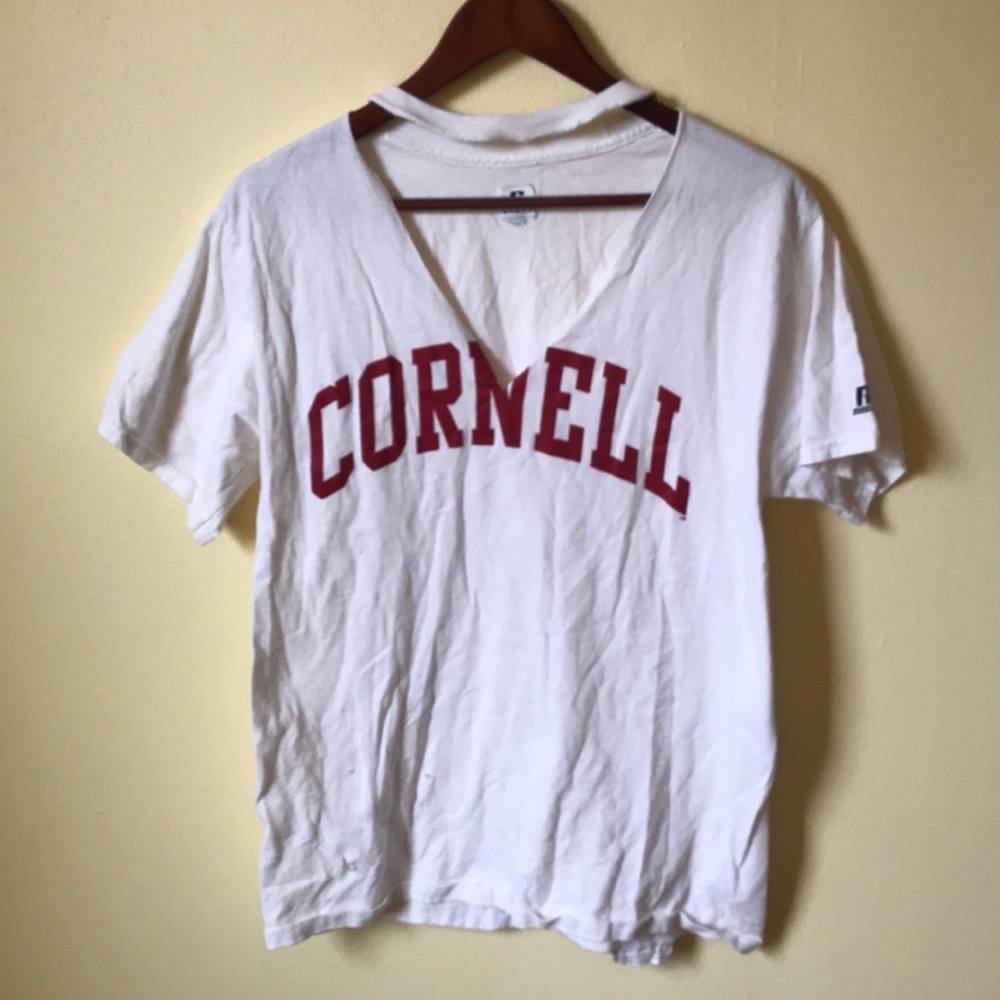 DIY Cornell Cut Out Tee